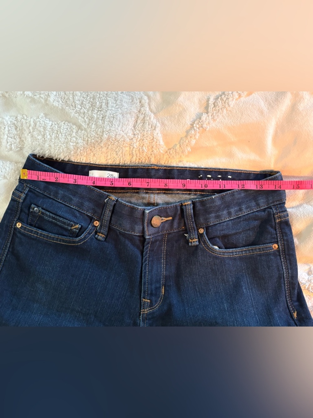 GAP 1969 Women Straight Leg Jeans in Dark Wash - Picture 15 of 16